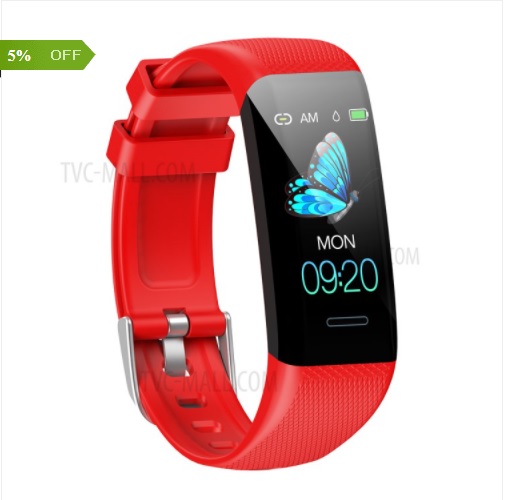 LEMONDA SMART C20 1.14'' Message Reminder IP67 H Band Touch Button Health Monitoring Smart Wristband
